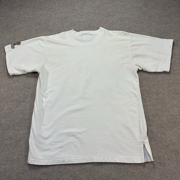 Vintage Raw Blue ABR Mens  Large T Shirt TBone Vs TubbyT Hip Hop Y2K White L - Picture 10 of 12
